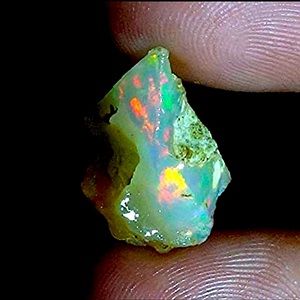 1 Semi Polished Ethiopian Fire Opal + 1 common Opal FREE!! 🌈✨